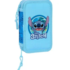 Stitch Estuche Escolar Doble