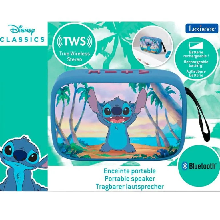 Stitch Mini Altavoz Portátil