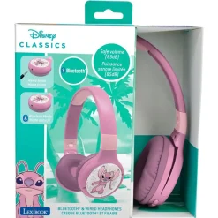 Stitch Ángel Auriculares Auriculares 2 en 1 Bluetooth y con Cable