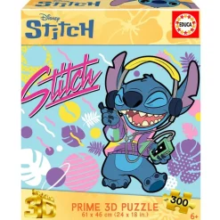Stitch Puzzle Lenticular 300 Piezas