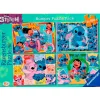 Stitch Puzzle Pack 4x100 Piezas