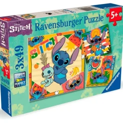 Stitch Puzzle 3x49 Piezas