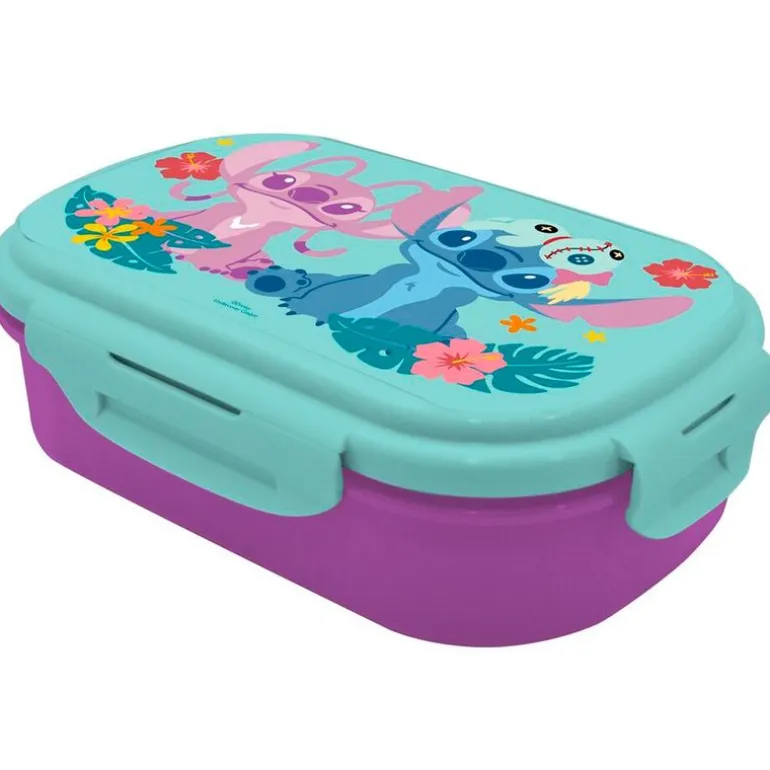 Stitch Sandwichera con Cubierto