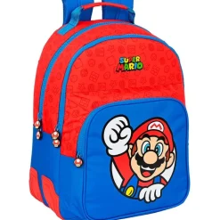 Super Mario Mochila Escolar Doble Adaptable