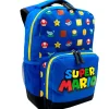 Super Mario Mochila Escolar Azul