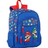 Super Mario Mochila Escolar 40 cm Adaptable Carro