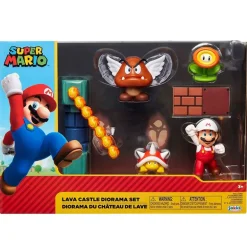 Super Mario Playset Castillo de Lava
