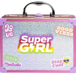 Supergirl Maletín Maquillaje Luces LED
