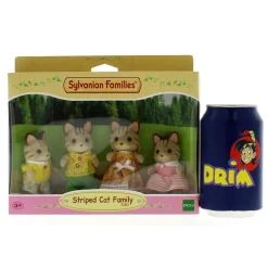 Sylvanian Families Familia Gatos Rayas