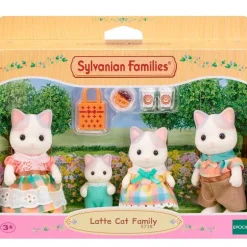 Sylvanian Families Pack Familia Gato Latte
