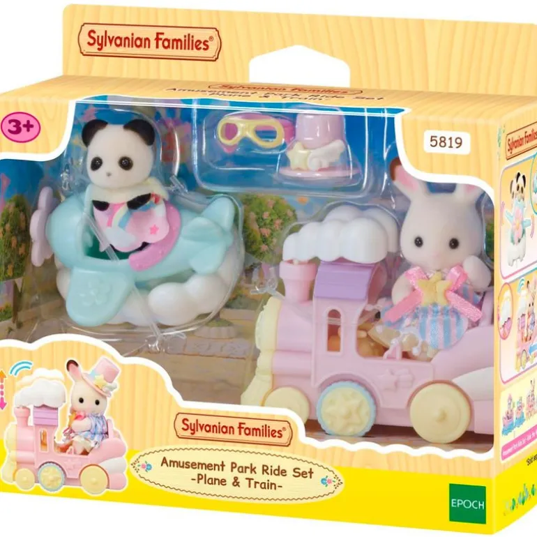Sylvanian Families Parque de Atracciones Tren y Avión