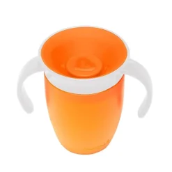 Taza 360º con asas 207 ml naranja