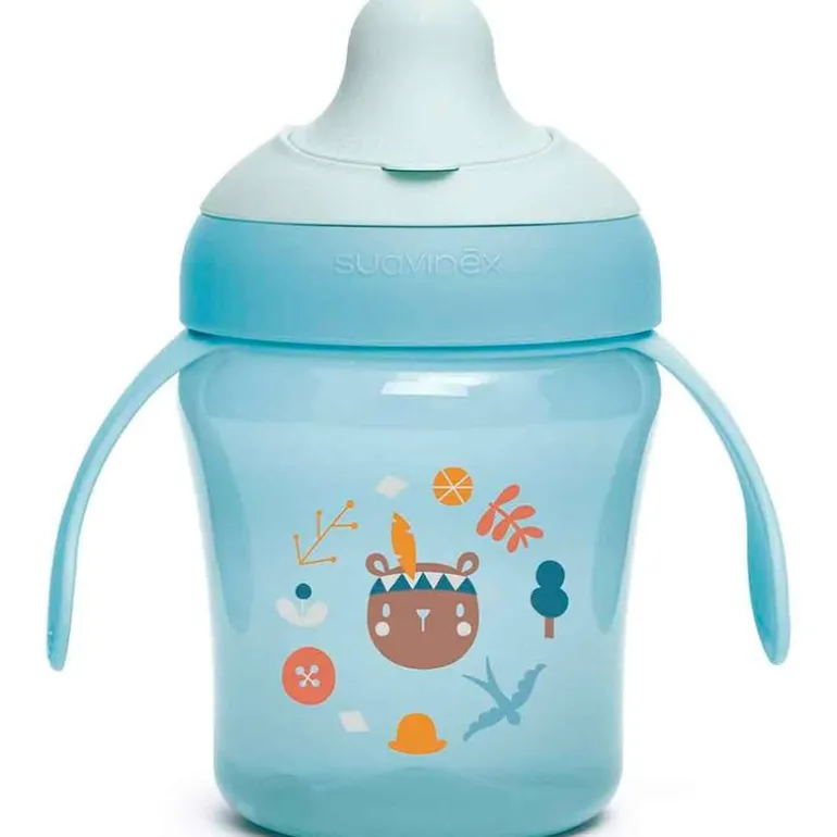 Taza aprendizaje +6M de 200ml Azul