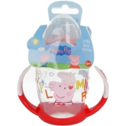 Taza con asas y boquilla silicona 270 Ml Peppa Pig