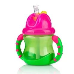 Taza con asas y cañita 240 ml +9 m