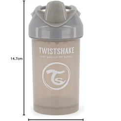 Taza Crawler Cup 300 Ml +8 Meses Gris