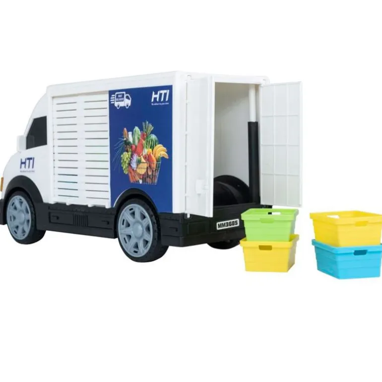 Teamsterz Camión Contenedor con Luces y Sonidos