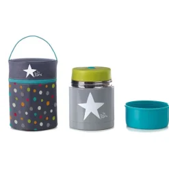 Termo de Sólidos de Acero Inoxidable + Funda Holi