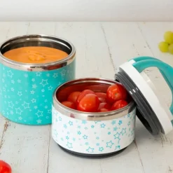 Termo solidos de 930ml inox azul