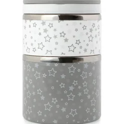 Termo solidos 930ml inox gris