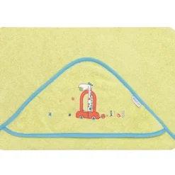 Toalla bebé con capucha Jirafa Verde