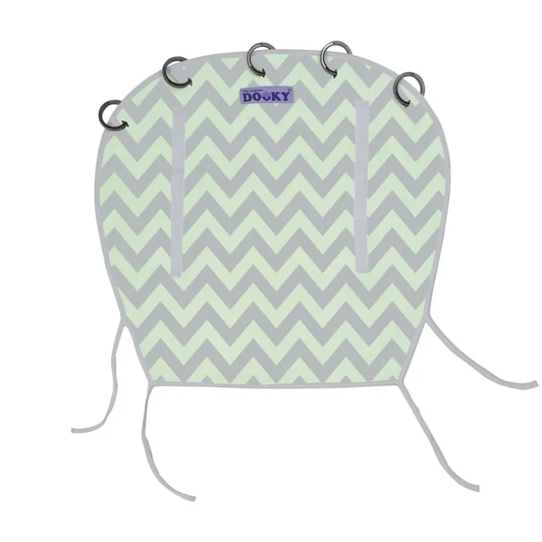 Toldo para sillitas de paseo Zigzag Verde menta/gris