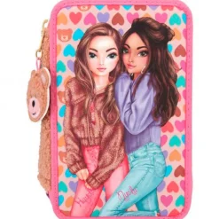 Top Model Estuche Triple Teddy
