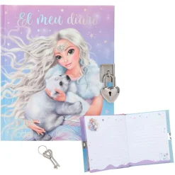 Top Model Iceworld Diario con Candado en Catalán