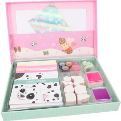 Top Model Set de Cartas Love Kitty and Doggy