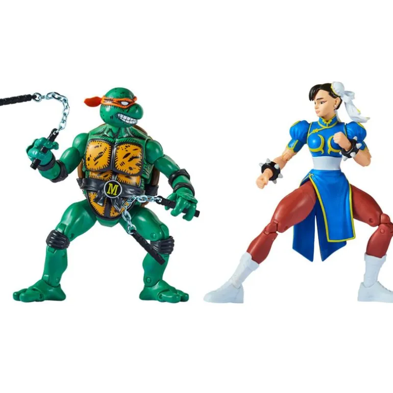 Tortugas Ninja vs Street Fighter Pack Figuras STD