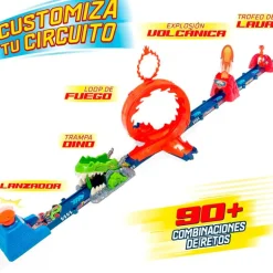 T-Racers Mix ‘N Race Volcanosaurus Pista