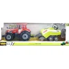Tractor de Granja con Remolque Push! To Power & Go