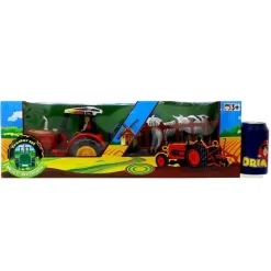 Tractor de Juguete con Remolque y Animales