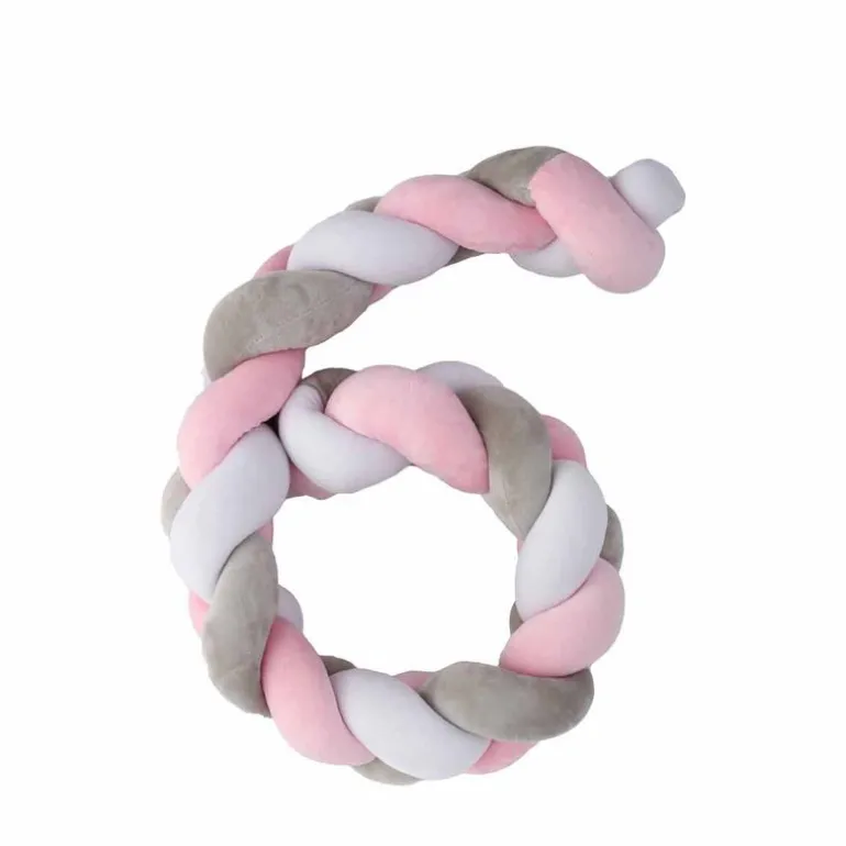 Trenza cuna Twist 200 cm Rosa
