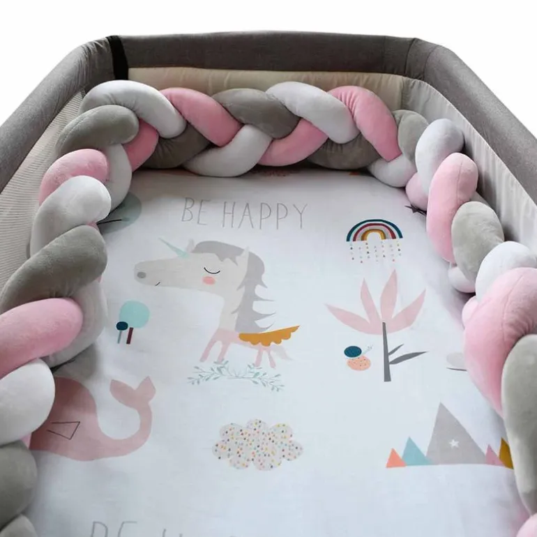 Trenza cuna Twist 200 cm Rosa