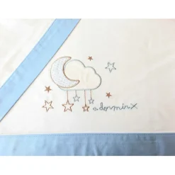 Triptico sabanas de cuna de 120*60 A Dormir Azul