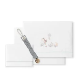 Triptico Sábanas cuna de 120*60 Jirafa con Broche