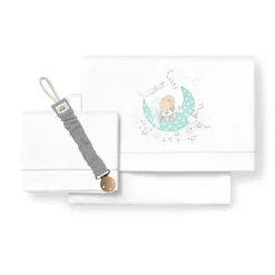 Triptico Sábanas cuna de 120*60 New Sleeping Bl/Ve