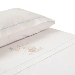 Triptico Sábanas cuna de 120*60 Elefante Bco/Az