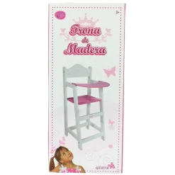 Trona de Madera Blanca