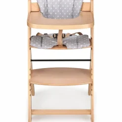 Trona Madera con cojín Full Gris