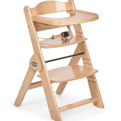 Trona madera plegable con cojín Full Rosa