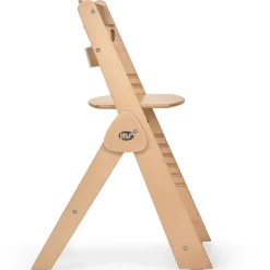 Trona madera plegable con cojín Full Gris