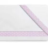Tríptico de sábanas de cuna Estrellas Rosa