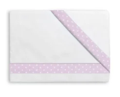 Tríptico de sábanas de cuna Estrellas Rosa