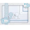 Tríptico Sábanas Para Cuna 60*120 Patito Azul