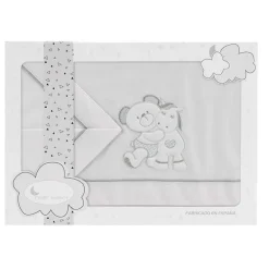 Tríptico Sábanas Para Cuna 60*120 Pony Gris