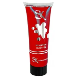 Tubo de Maquillaje Fluido en Color Rojo