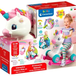 Unicornio Balancín Interactivo Rosa