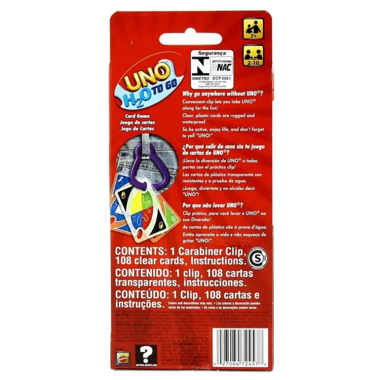 Uno H2O To Go - MATTEL